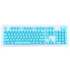 104 Keys Double Shot PBT Backlit Keycaps for Mechanical Keyboard(Blue) - 1