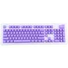 104 Keys Double Shot PBT Backlit Keycaps for Mechanical Keyboard (Purple) - 1