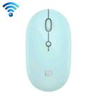 FOETOR E100us 2.4G + Type-C / USB-C Rechargeable Dual Modes Wireless Mouse (Blue) - 1