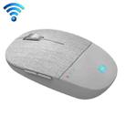 FOETOR i920du Rechargeable Mute Fabric Wireless Mouse (Silver) - 1