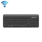 FOETOR K912T Three Modes Wireless Bluetooth Keyboard (Black) - 1