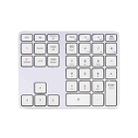 MC-308DM 35 Keys 2.4GHz + Bluetooth 5.0 Numeric Keyboard for Windows / iOS / Android(Silver) - 2