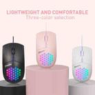 MKESPN SXS-838 Type-C Interface RGB Hollow Wired Mouse(Pink) - 2