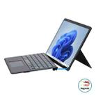 For Microsoft Surface Pro 8 Tablet Colorful Backlight Bluetooth Keyboard Leather Case with Pen Slot - 1