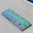 FOREV FV-301 Punk 87-keys Blue Axis Mechanical Gaming Keyboard, Cable Length: 1.6m(Blue) - 1
