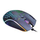iMICE T97 Gaming Mouse RGB LED Light USB 7 Buttons 7200 DPI Wired Gaming Mouse (Black) - 1