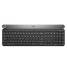 Logitech Craft Wireless Smart Bluetooth Dual Mode Silent Keyboard(Black) - 1