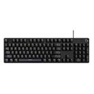 Logitech G412 SE Wired Game 104-key Mechanical Silent Keyboard (Black) - 1