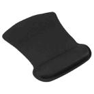 Wrist Rest Gel Memory Foam Computer Mouse Pad (Black) - 1