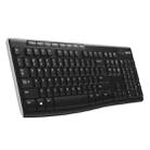 Logitech K270 Single Wireless Ultra-thin Silent Keyboard (Black) - 1