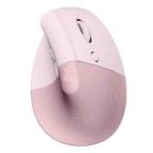 Logitech Lift Vertical 1000DPI 2.4GHz Ergonomic Wireless Bluetooth Dual Mode Mouse (Pink) - 1