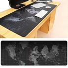 Extended Large Anti-Slip World Map Pattern Soft Rubber Smooth Cloth Surface Game Mouse Pad Keyboard Mat, Size: 70 x 30cm - 1
