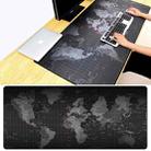Extended Large Anti-Slip World Map Pattern Soft Rubber Smooth Cloth Surface Game Mouse Pad Keyboard Mat, Size: 90 x 40cm - 1