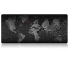 Extended Large Anti-Slip World Map Pattern Soft Rubber Smooth Cloth Surface Game Mouse Pad Keyboard Mat, Size: 100 x 50cm - 2