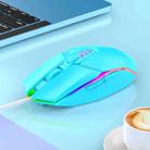 S700 Colorful Light USB Wired Office Gaming Mouse (Blue) - 1