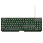 GK60 Metal Panel Dazzling Competitive Keyboard(Black) - 1