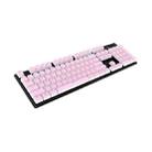 HyperX 104 Keys PBT Mechanical Keyboard Pudding Keycaps(Pink) - 1