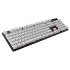 HyperX 104 Keys PBT Mechanical Keyboard Pudding Keycaps(White) - 1