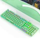 AULA S2022 USB Wired Mechanical Keyboard (Green) - 1
