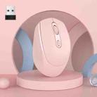 M107 4-buttons 1600 DPI 2.4GHz Wireless Mouse, Battery Version (Pink) - 1