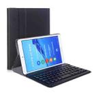 A0M5 Detachable Bluetooth Keyboard + Ultrathin Horizontal Flip Leather Tablet Case for Huawei MediaPad M5 & Honor Tab 5 8 inch, with Holder(Black) - 1
