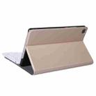 A0M5 Detachable Bluetooth Keyboard + Ultrathin Horizontal Flip Leather Tablet Case for Huawei MediaPad M5 & Honor Tab 5 8 inch, with Holder(Gold) - 6