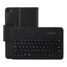 SA510 Detachable Bluetooth Keyboard + Litchi Texture PU Leather Tablet Case with Holder for Galaxy Tab A 10.1 (2019) T510/T515 (Black) - 1