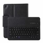 SA720 Detachable Bluetooth Keyboard + Litchi Texture PU Leather Tablet Case with Holder for Galaxy Tab S5e 10.5 T720/T725 (Black) - 1