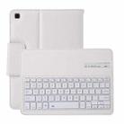 SA720 Detachable Bluetooth Keyboard + Litchi Texture PU Leather Tablet Case with Holder for Galaxy Tab S5e 10.5 T720/T725 (White) - 1