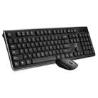 ZGB 8810 Mute Wireless Keyboard + Mouse Set (Black) - 1