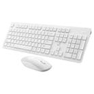 ZGB 8810 Mute Wireless Keyboard + Mouse Set (White) - 1