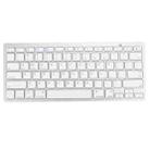 BK-3001 Bluetooth Wireless 78 Keys Ultrathin Keyboard for Windows / iPad / iPhone(Silver) - 1