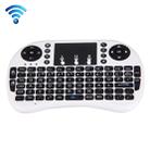 I8 2.4GHz Fly Air Mouse Wireless Mini Keyboard with Embedded USB Receiver for Android TV Box / PC(White) - 1