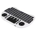 I8 2.4GHz Fly Air Mouse Wireless Mini Keyboard with Embedded USB Receiver for Android TV Box / PC(White) - 5