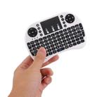 I8 2.4GHz Fly Air Mouse Wireless Mini Keyboard with Embedded USB Receiver for Android TV Box / PC(White) - 7