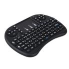 I8 2.4GHz Fly Air Mouse Wireless Mini Keyboard with Embedded USB Receiver for Android TV Box / PC(Black) - 2