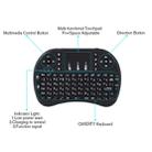 I8 2.4GHz Fly Air Mouse Wireless Mini Keyboard with Embedded USB Receiver for Android TV Box / PC(Black) - 3