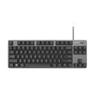 Logitech K835 Mini Mechanical Wired Keyboard, Red Shaft (Black) - 1