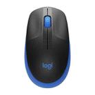 Logitech M190 Full Size Design Wireless Mouse(Blue) - 1