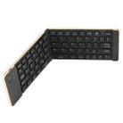 F66 Foldable Bluetooth Wireless 66 Keys Keyboard, Support Android / Windows / iOS(Gold) - 1