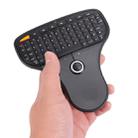 N5901 2.4GHz Mini Wireless Keyboard & Mouse Combo & USB Mini Receiver, Size: 125 x 135 x 27mm(Black) - 5