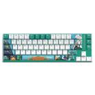 LEOBOG K67 2.4G Bluetooth Wireless RGB Three Mode Customized Mechanical Keyboard, Ice Crystal Switch (Green) - 1