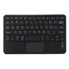 Bluetooth Wireless Keyboard with Touch Panel, Compatible with All Android & Windows 9 inch Tablets with Bluetooth Functions(Black) - 1