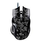 Chasing Leopard 169 USB 2400DPI Four-speed Adjustable LED Backlight Wired Optical E-sport Gaming Mouse with Counter Weight, Length: 1.45m(Black) - 1