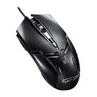 Chasing Leopard 179 USB 1600DPI Three-speed Adjustable Wired Optical Gaming Mouse, Length: 1.3m(Black) - 1