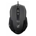 Chasing Leopard 512G USB Frosted Wired Optical Gaming Mouse, Length: 1.3m(Black) - 1