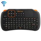 VIBOTON S1 Air Mouse 83-keys QWERTY 2.4GHz Mini Rechargeable Wireless Keyboard with Touchpad for PC, Pad, Android / Google TV Box, Xbox360, PS3, HTPC / IPTV, Support Auto Sleep and Auto Wake Mode & Russian Input Method(Black) - 1
