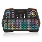 VIBOTON i8 Plus Mini 2.4GHz Wireless 5-Color Backlight Keyboard with Touchpad Mouse - 1