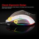 MOTOSPEED V30 Professional Gaming Mouse USB Wired Optical Mouse Adjustable 3500DPI Resolution RGB LED Backlight (Black) - 3