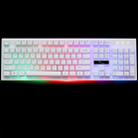 ZGB G20 104 Keys USB Wired Mechanical Feel Glowing Computer Keyboard Gaming Keyboard(White) - 2